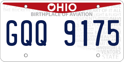OH license plate GQQ9175