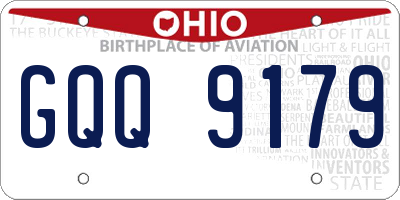 OH license plate GQQ9179