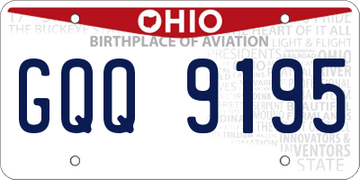 OH license plate GQQ9195