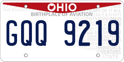 OH license plate GQQ9219