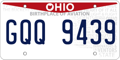 OH license plate GQQ9439