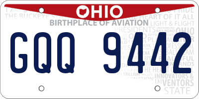 OH license plate GQQ9442