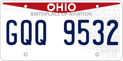 OH license plate GQQ9532