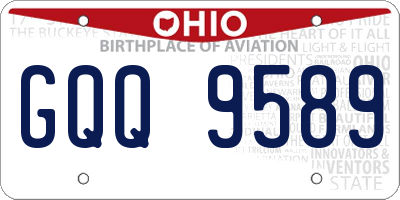 OH license plate GQQ9589