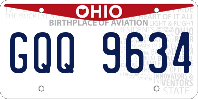 OH license plate GQQ9634