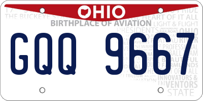 OH license plate GQQ9667