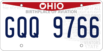 OH license plate GQQ9766