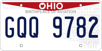 OH license plate GQQ9782