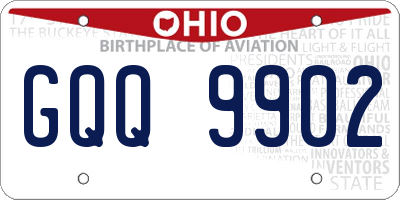 OH license plate GQQ9902