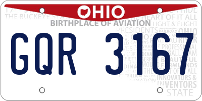 OH license plate GQR3167