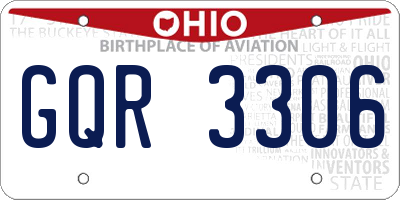 OH license plate GQR3306