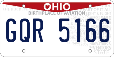 OH license plate GQR5166
