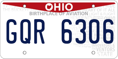 OH license plate GQR6306
