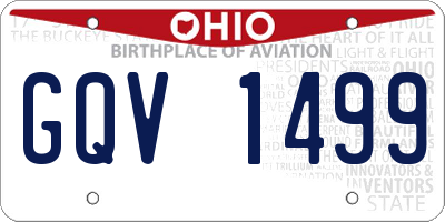 OH license plate GQV1499