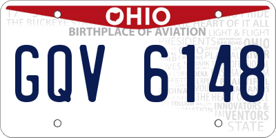 OH license plate GQV6148