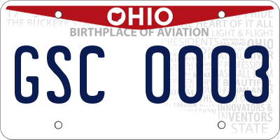 OH license plate GSC0003