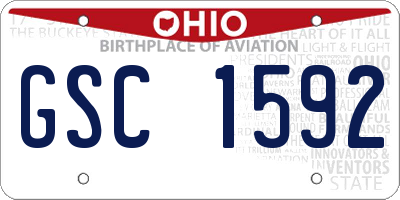 OH license plate GSC1592