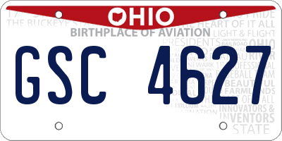 OH license plate GSC4627