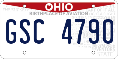 OH license plate GSC4790