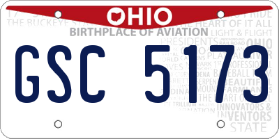 OH license plate GSC5173