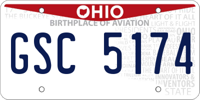 OH license plate GSC5174