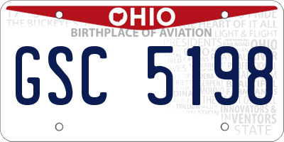 OH license plate GSC5198