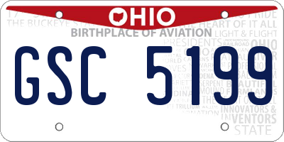 OH license plate GSC5199