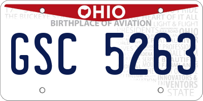 OH license plate GSC5263