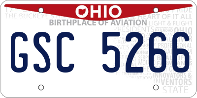 OH license plate GSC5266