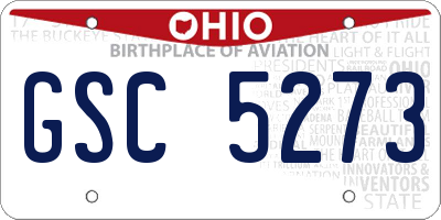 OH license plate GSC5273