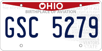 OH license plate GSC5279