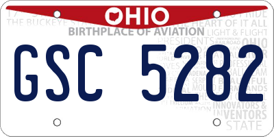 OH license plate GSC5282