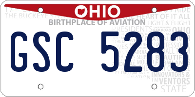 OH license plate GSC5283