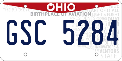 OH license plate GSC5284