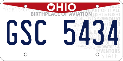 OH license plate GSC5434