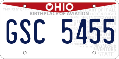 OH license plate GSC5455