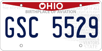 OH license plate GSC5529