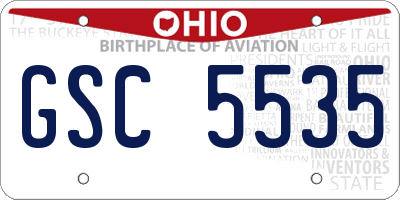 OH license plate GSC5535