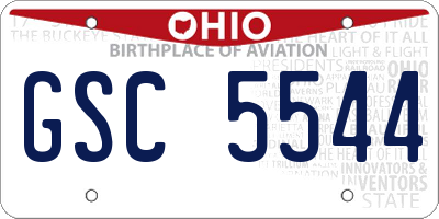 OH license plate GSC5544