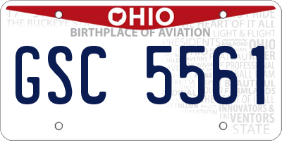 OH license plate GSC5561