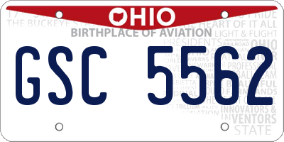 OH license plate GSC5562