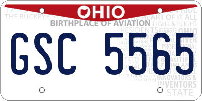 OH license plate GSC5565