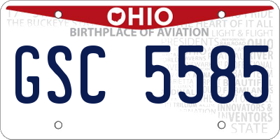 OH license plate GSC5585