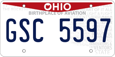 OH license plate GSC5597