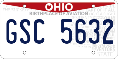 OH license plate GSC5632