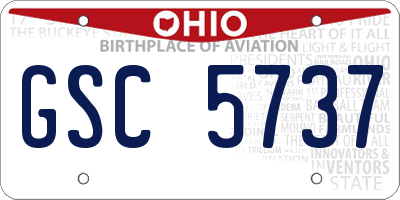 OH license plate GSC5737