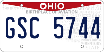 OH license plate GSC5744