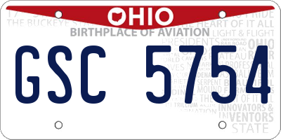 OH license plate GSC5754