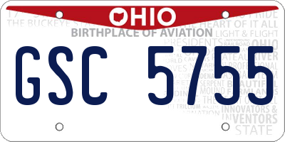 OH license plate GSC5755