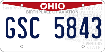 OH license plate GSC5843